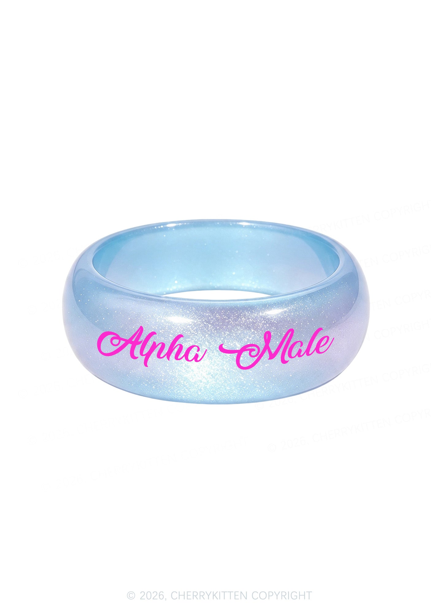 Alpha Male Y2K Cuff Bangle Cherrykitten