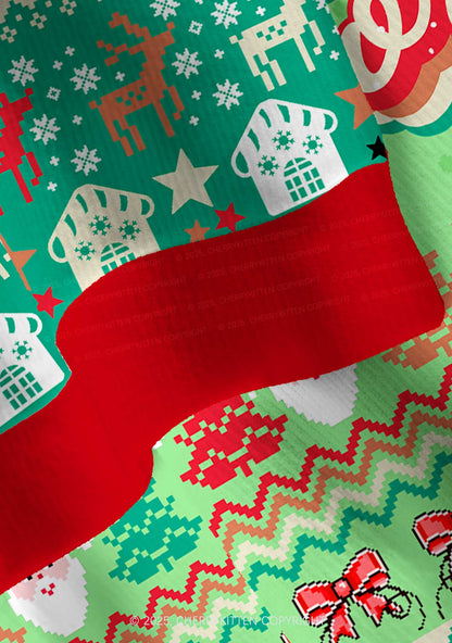 Santas Favorite Ho Y2K Christmas Cardigan Knit Sweatshirt Cherrykitten