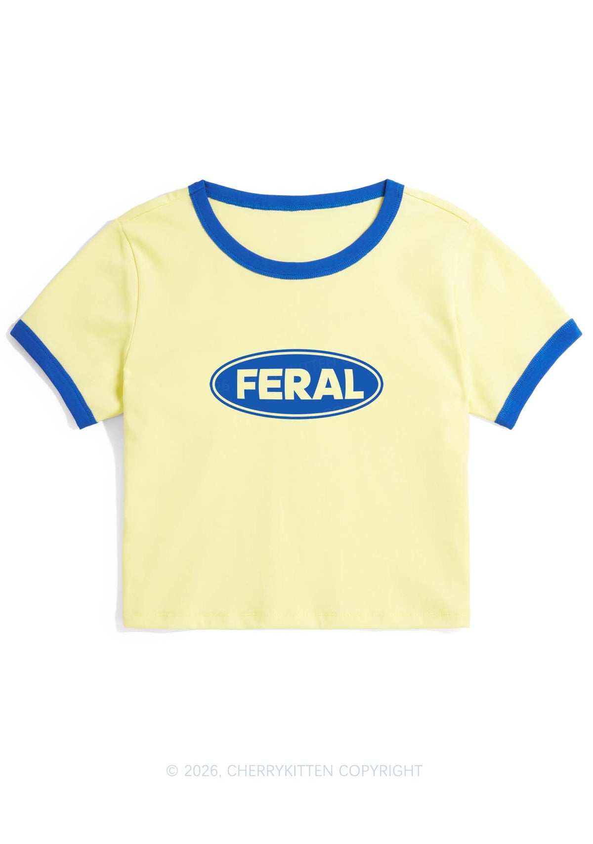 Feral Y2K Ringer Tee Cherrykitten