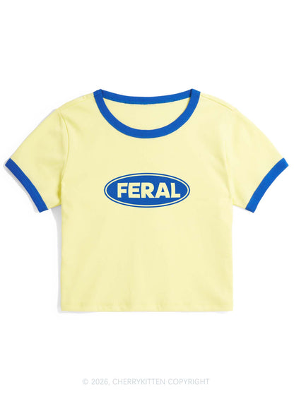 Feral Y2K Ringer Tee Cherrykitten