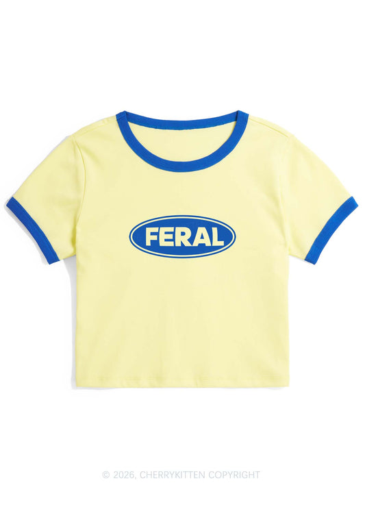 Feral Y2K Ringer Tee Cherrykitten