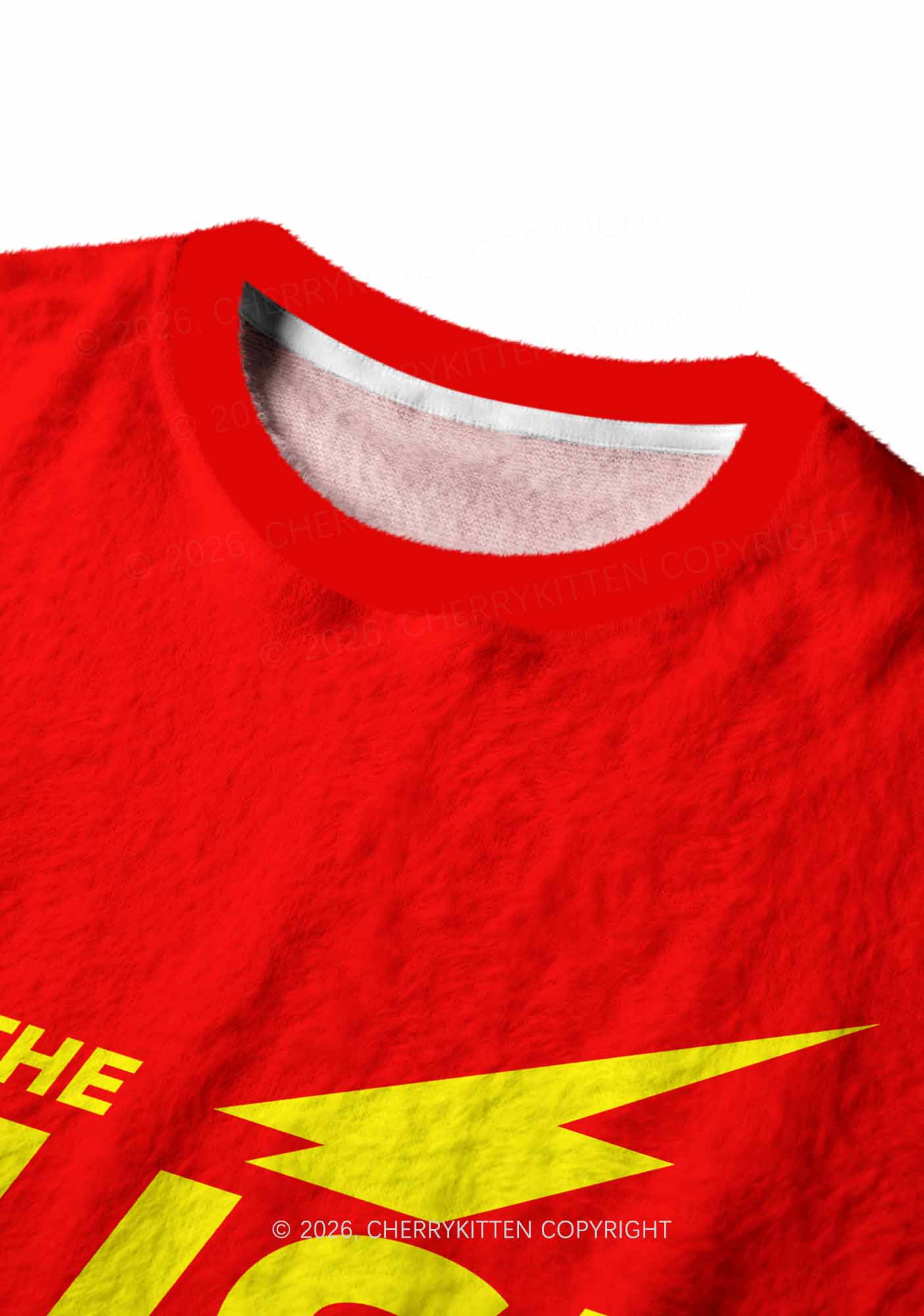 I Feel The Rush Y2K Knit Sweatshirt Cherrykitten