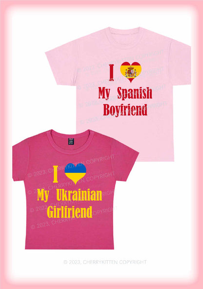 Custom Country Y2K Valentine's Day Shirt Cherrykitten