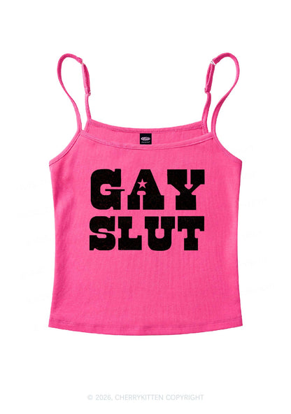 Gay Slxt Pride Y2K Spaghetti Strap Cami Cherrykitten
