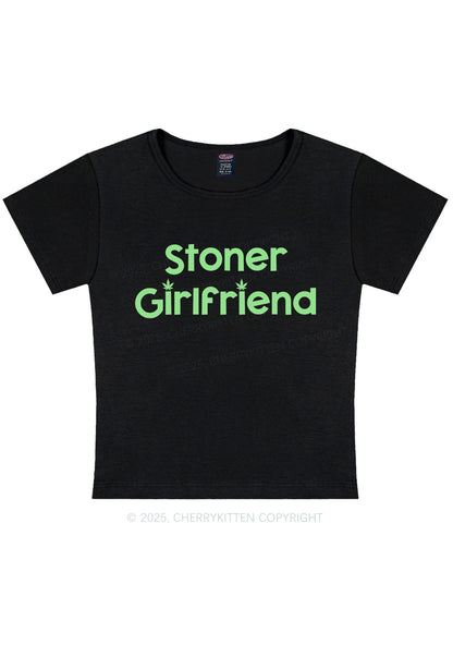 Curvy Stoner Girlfriend Y2K Baby Tee Cherrykitten