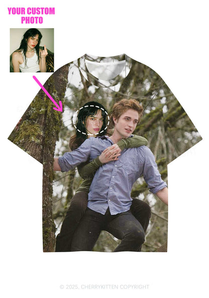 Custom Face Y2K Shirts Print Tee Cherrykitten