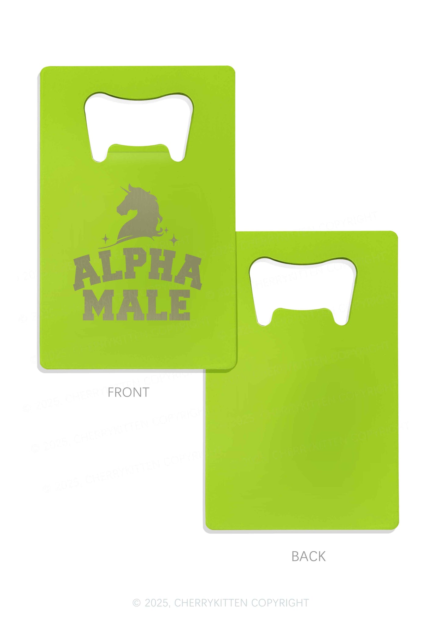 Alphe Male Y2K Credit Card Bottle Openers Cherrykitten