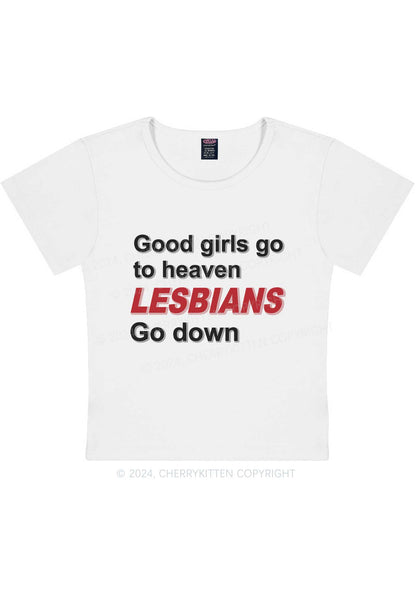 Curvy Good Girls Go To Heaven Y2K Baby Tee Cherrykitten