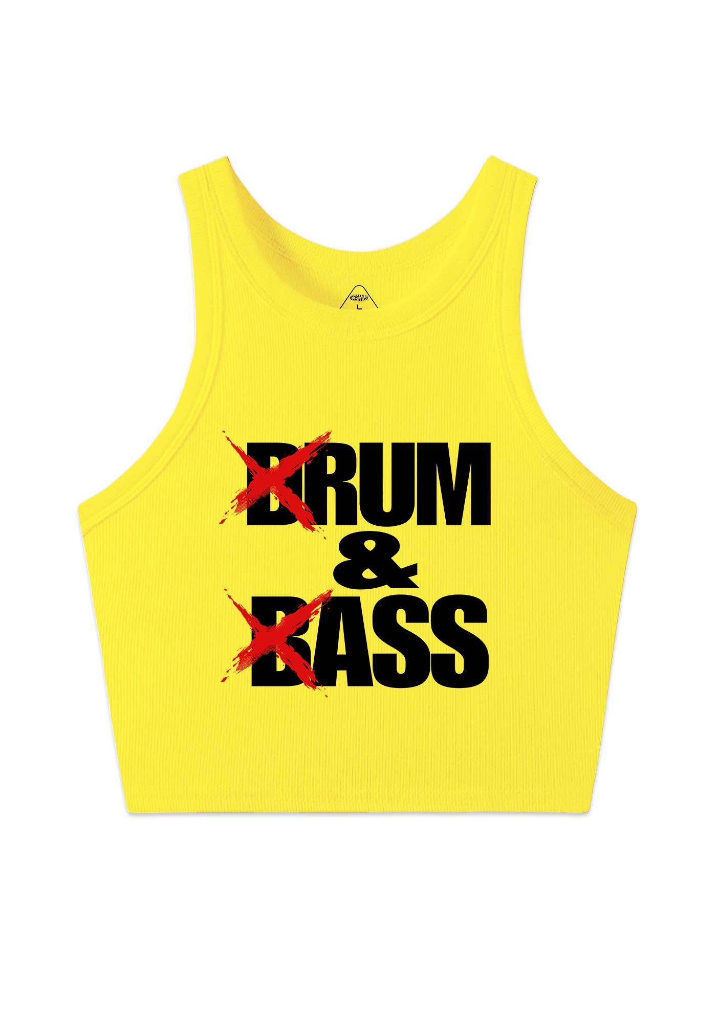 DnB Graffiti Y2K Crop Tank Top Cherrykitten