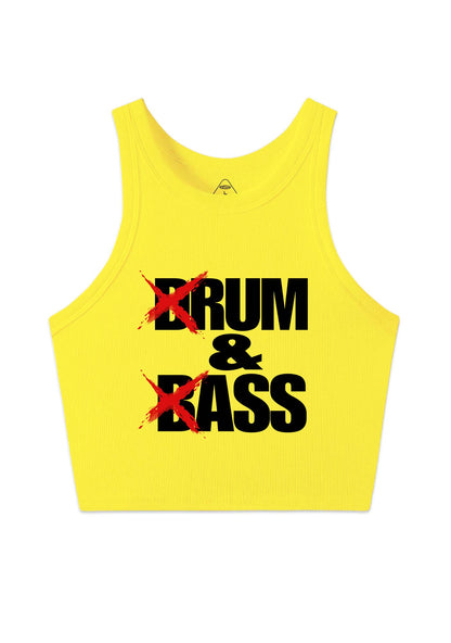 DnB Graffiti Y2K Crop Tank Top Cherrykitten