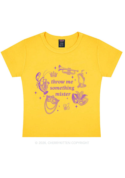 Throw Me Something Mister Y2K Baby Tee Cherrykitten