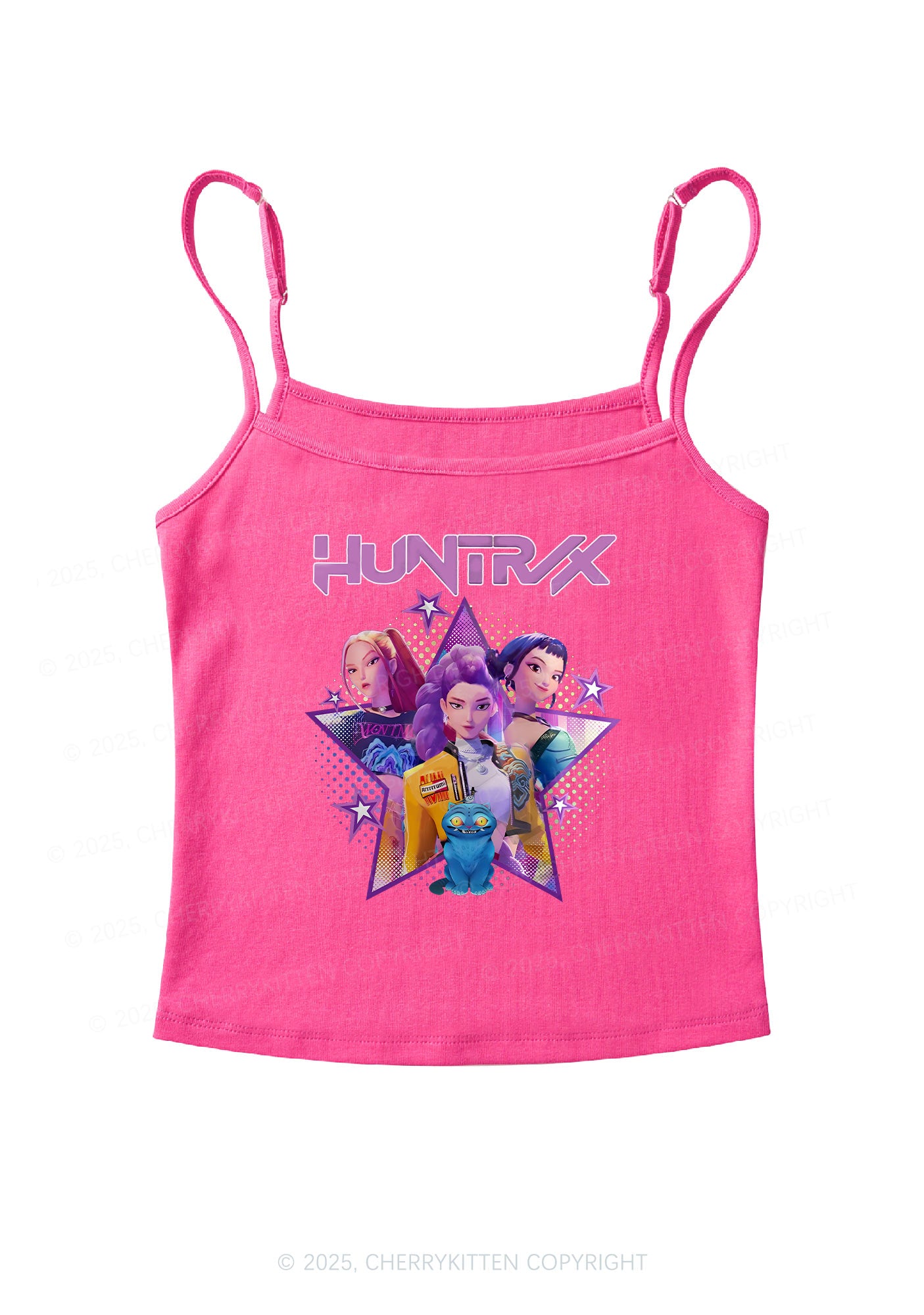 Kpop Stars Y2K Spaghetti Strap Cami Cherrykitten