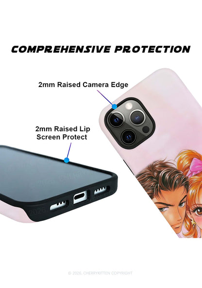 Love Triangle Y2K Phone Case Cherrykitten