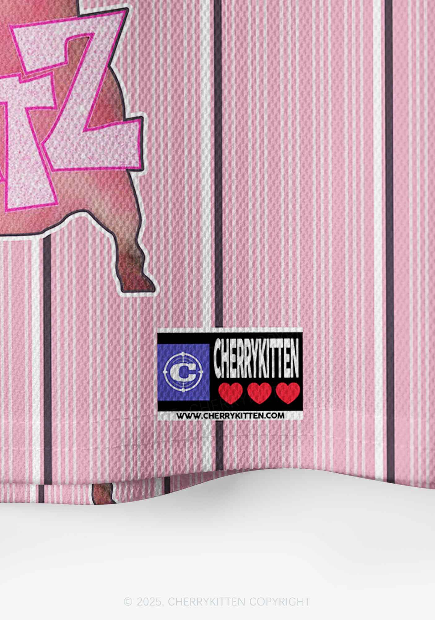 Custom Pink Ratz Y2K Crop Sport Jersey Shirts Cherrykitten