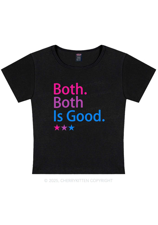 Both Is Good Pride Y2K Baby Tee Cherrykitten