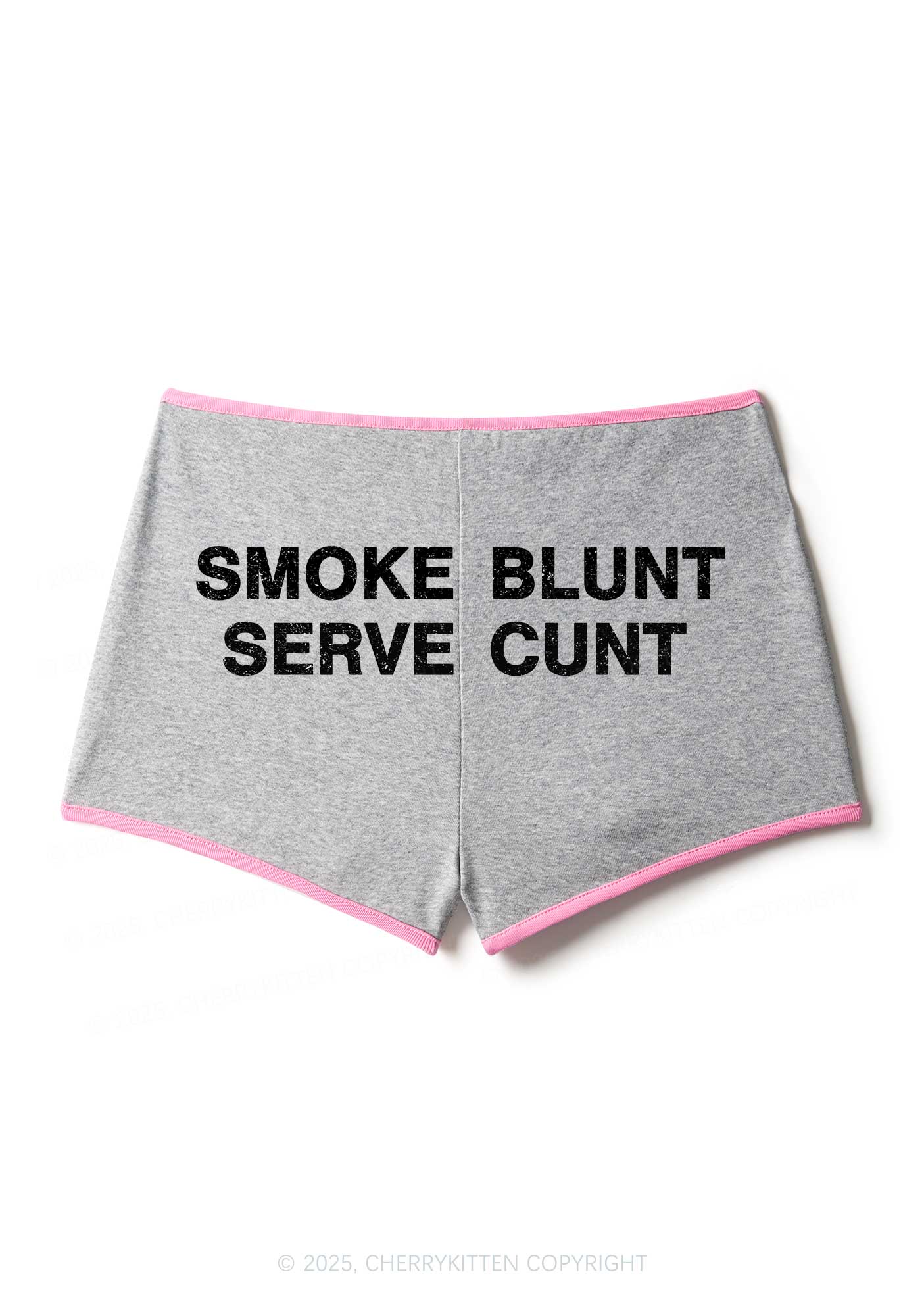 Smoke Blunt Y2K Booty Shorts Cherrykitten