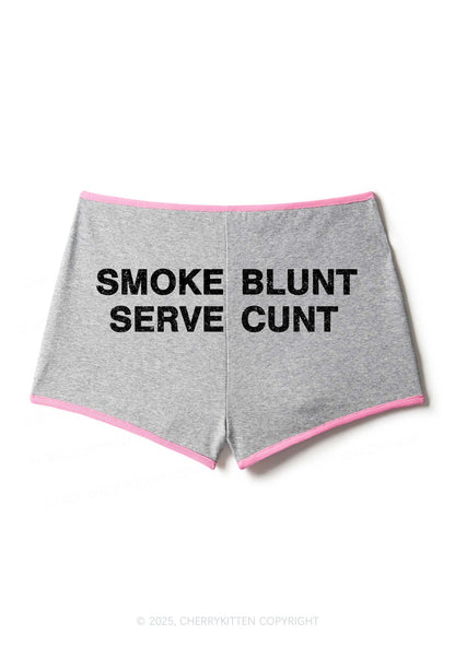 Smoke Blunt Y2K Booty Shorts Cherrykitten