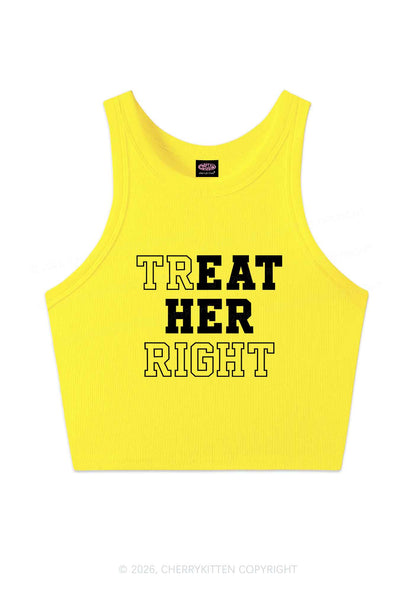 Eat Her Right Pride Y2K Crop Tank Top Cherrykitten
