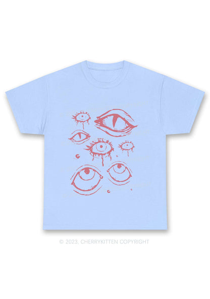 The Eyes Chunky Shirt Cherrykitten