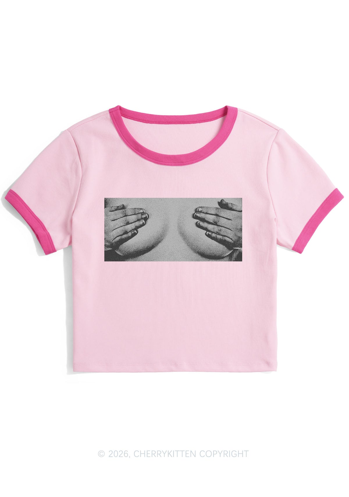 Touch Bxxbs Y2K Ringer Tee Cherrykitten