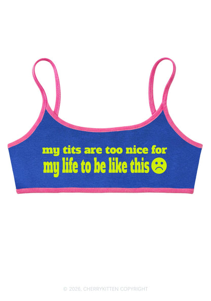 My Txts Are Too Nice Y2K Super Crop Cami Cherrykitten