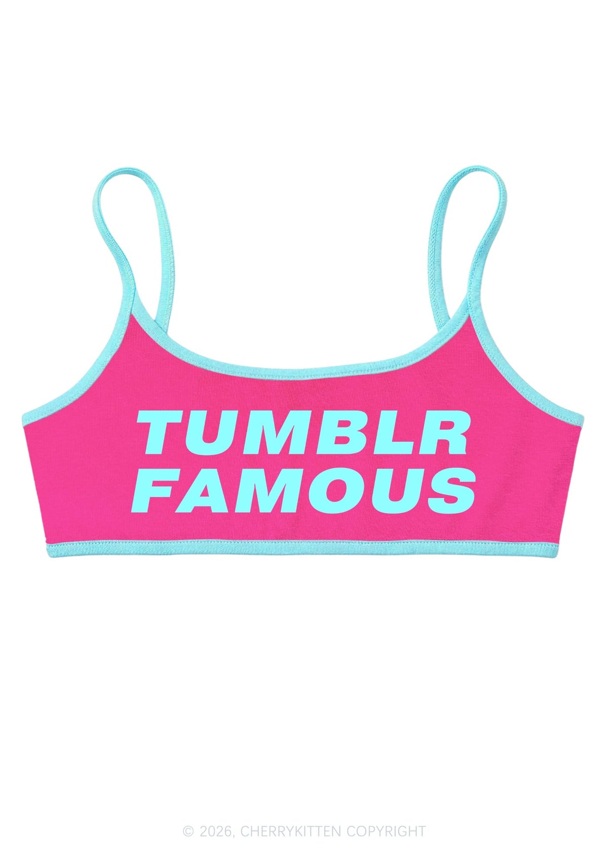 Txmblr Famous Y2K Super Crop Cami Cherrykitten