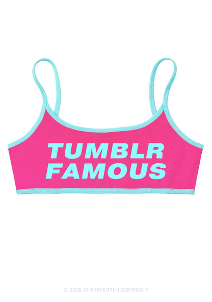 Txmblr Famous Y2K Super Crop Cami Cherrykitten