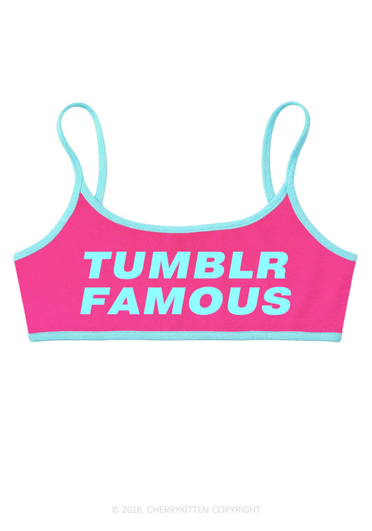 Txmblr Famous Y2K Super Crop Cami Cherrykitten