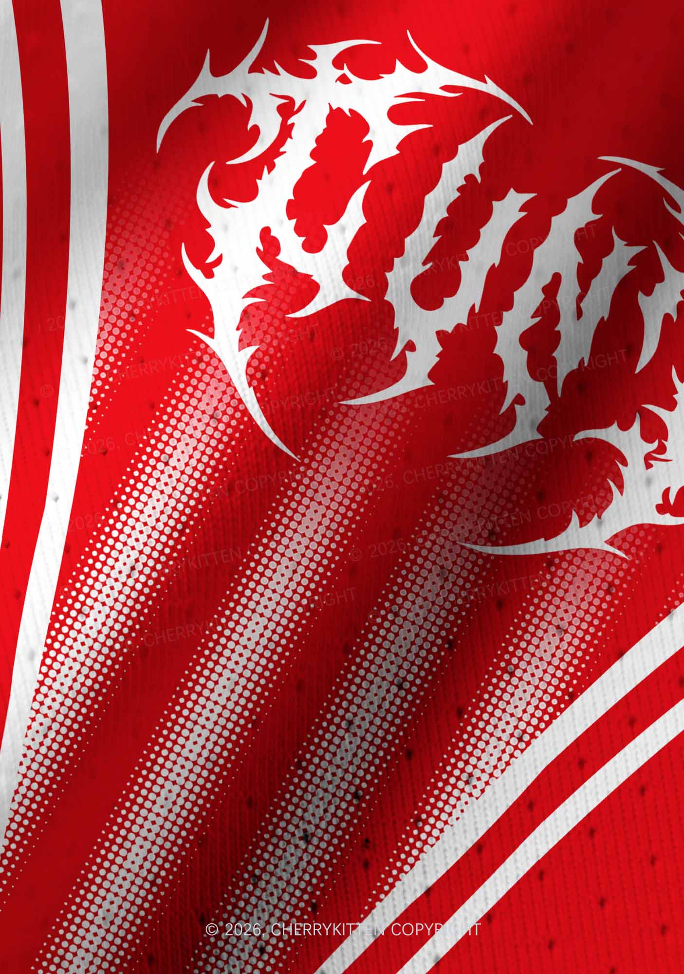 Red Punk Cxxt Y2K Football Jersey Shirts Cherrykitten