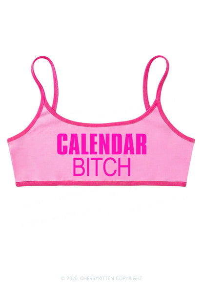 Calendar Bxxch Y2K Super Crop Cami Cherrykitten