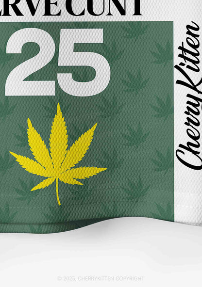 Custom Green Racing Smoke Blunt Y2K Crop Sport Jersey Shirts Cherrykitten