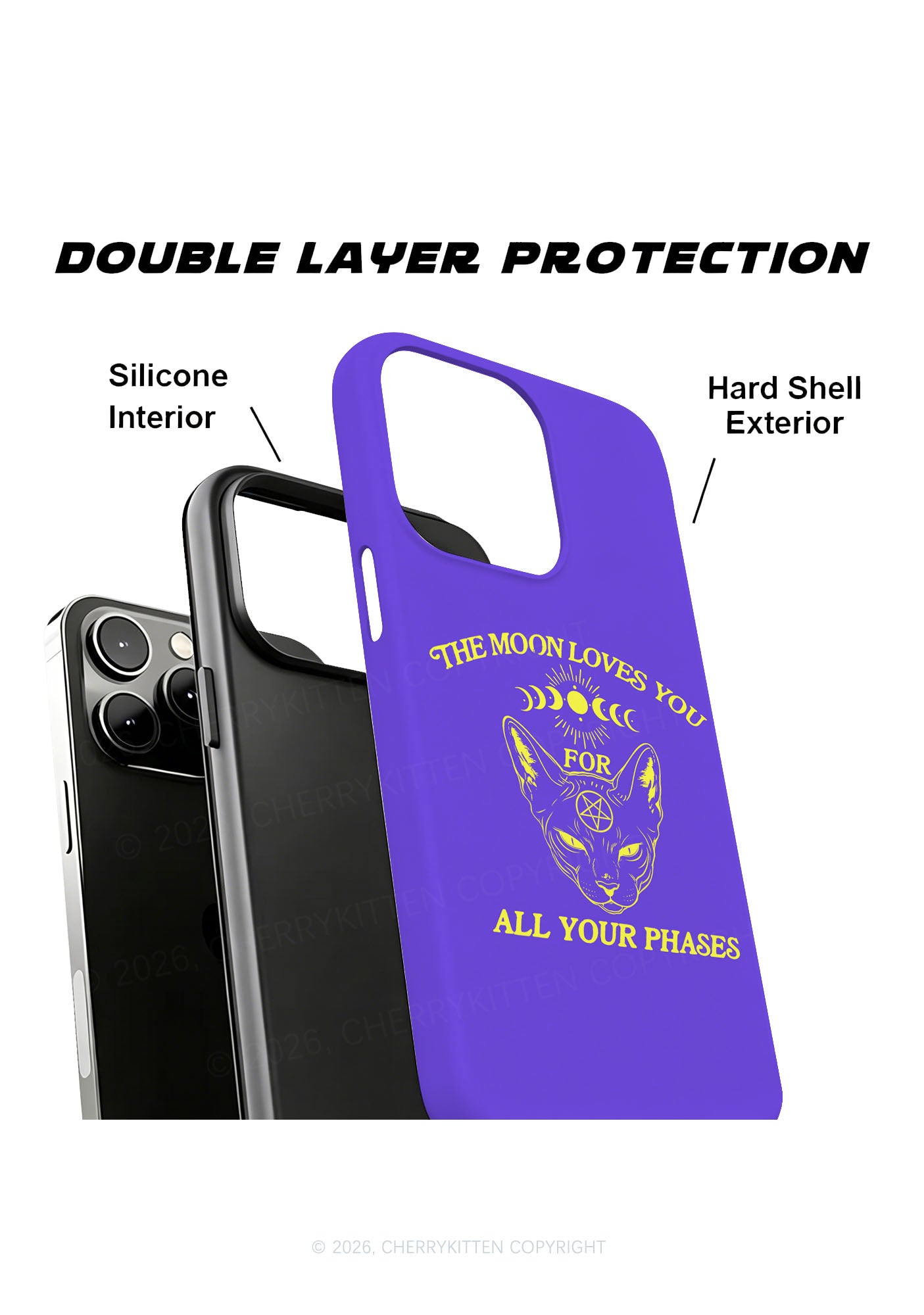 Halloween The Moon Loves You Y2K Phone Case Cherrykitten