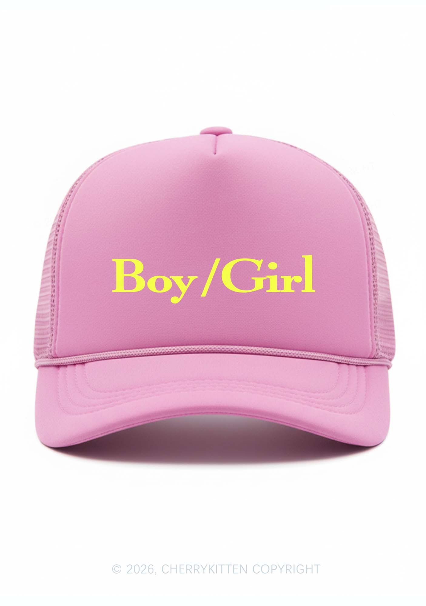 Boy Or Girl Pride Y2K Trucker Hat Cherrykitten