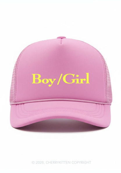 Boy Or Girl Pride Y2K Trucker Hat Cherrykitten