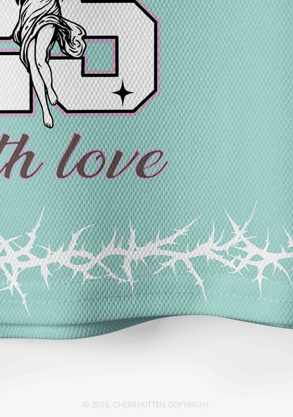Custom From Hell With Love Y2K Crop Sport Jersey Shirts Cherrykitten