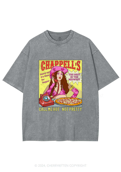 Call Me Hot Y2K Washed Tee Cherrykitten
