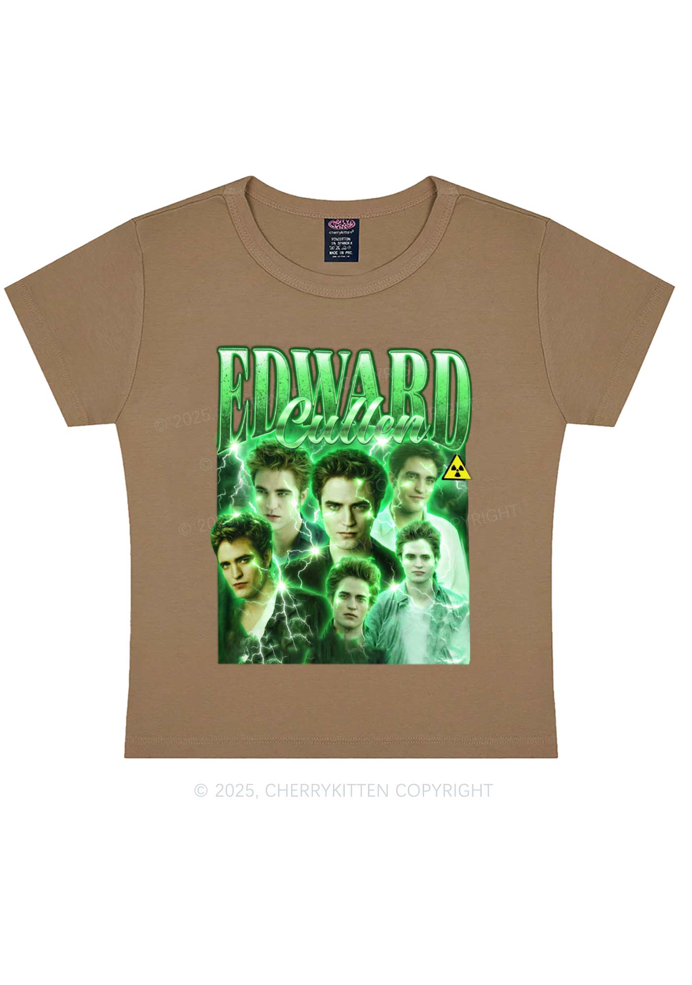 EC Green Lightning Y2K Baby Tee Cherrykitten