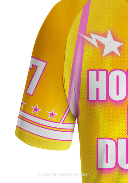 Hot Girls Love Dubstep Y2K Football Jersey Shirts Cherrykitten