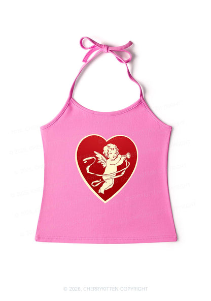 Trumpet Cupid Y2K Halter Neck Cami Cherrykitten
