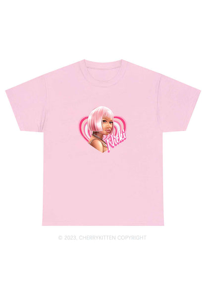 NM Pink Heart Y2K Chunky Shirt Cherrykitten