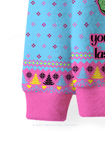 Your Last Partner Y2K Christmas Knit Sweatshirt Cherrykitten
