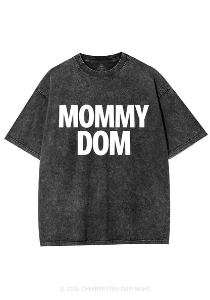 Mommy Dom Y2K Shirts Washed Tee Cherrykitten