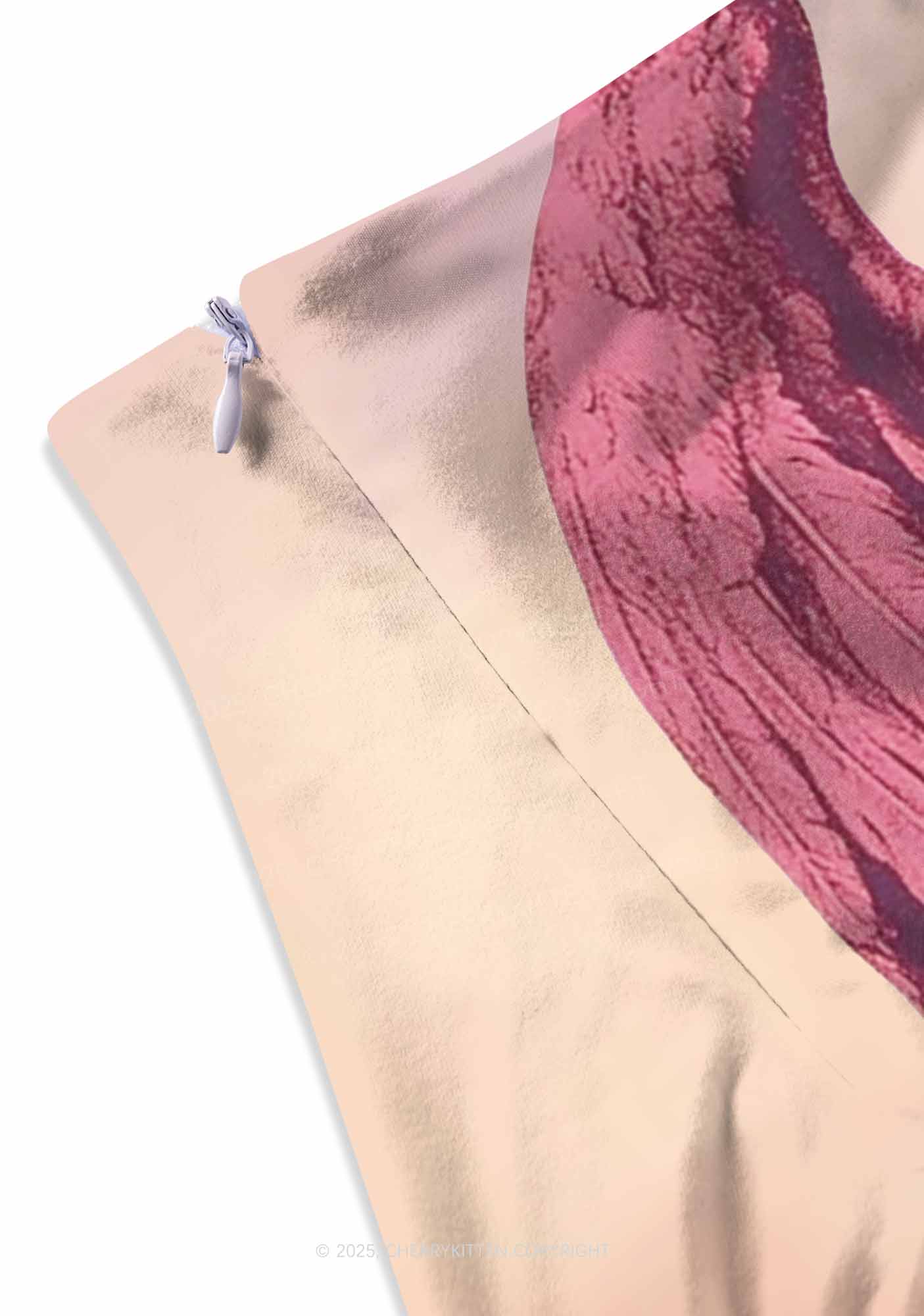 Angel Lesbians Pride Y2K Print Mini Skirt Cherrykitten