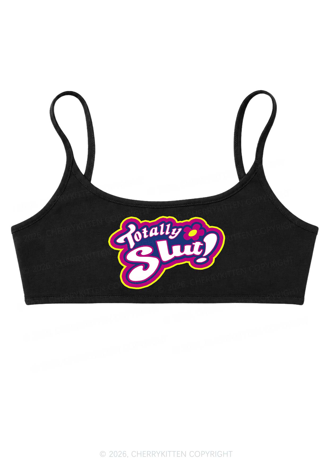 Totally Slxt Y2K Super Crop Cami Cherrykitten