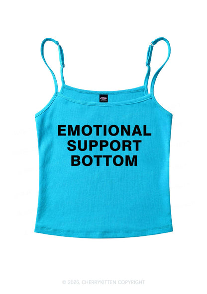 Emotional Support Bottom Pride Y2K Spaghetti Strap Cami Cherrykitten