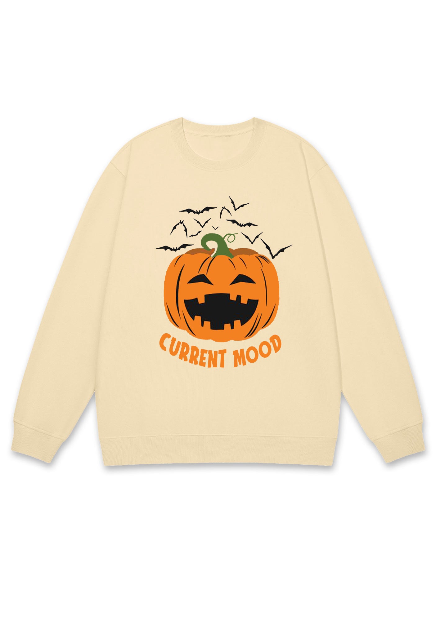 Pumpkin Current Mood Halloween Y2K Sweatshirt Cherrykitten