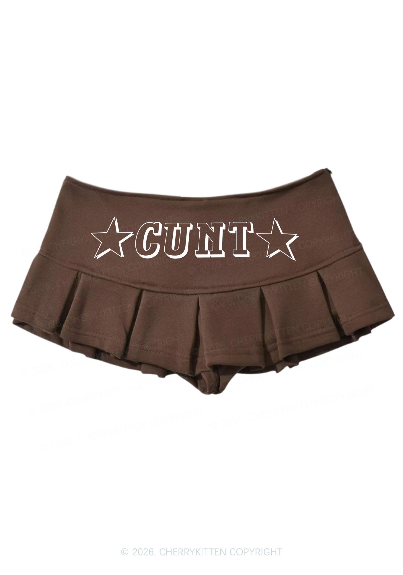 Star Count Y2K Mini Pleated Skirts Cherrykitten
