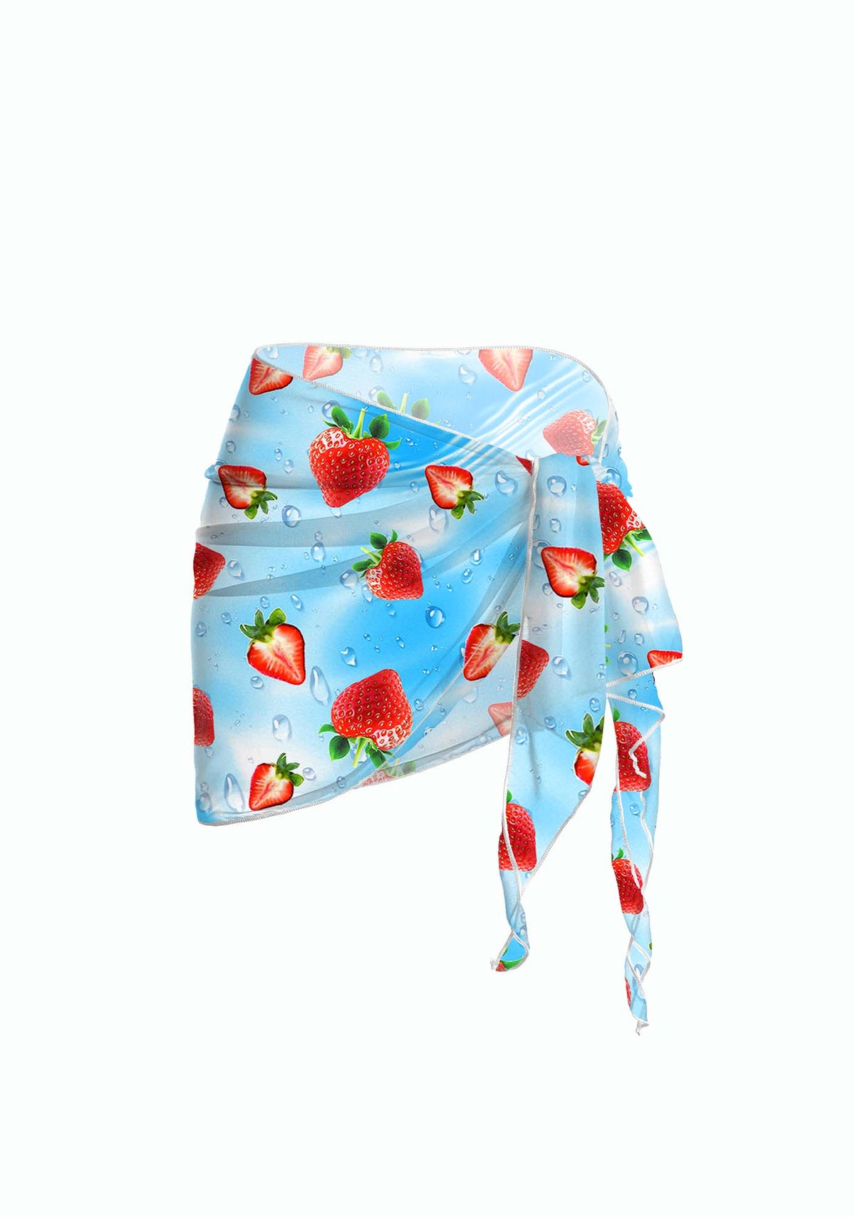Cute Strawberry Y2K Print Bikini Set Cherrykitten