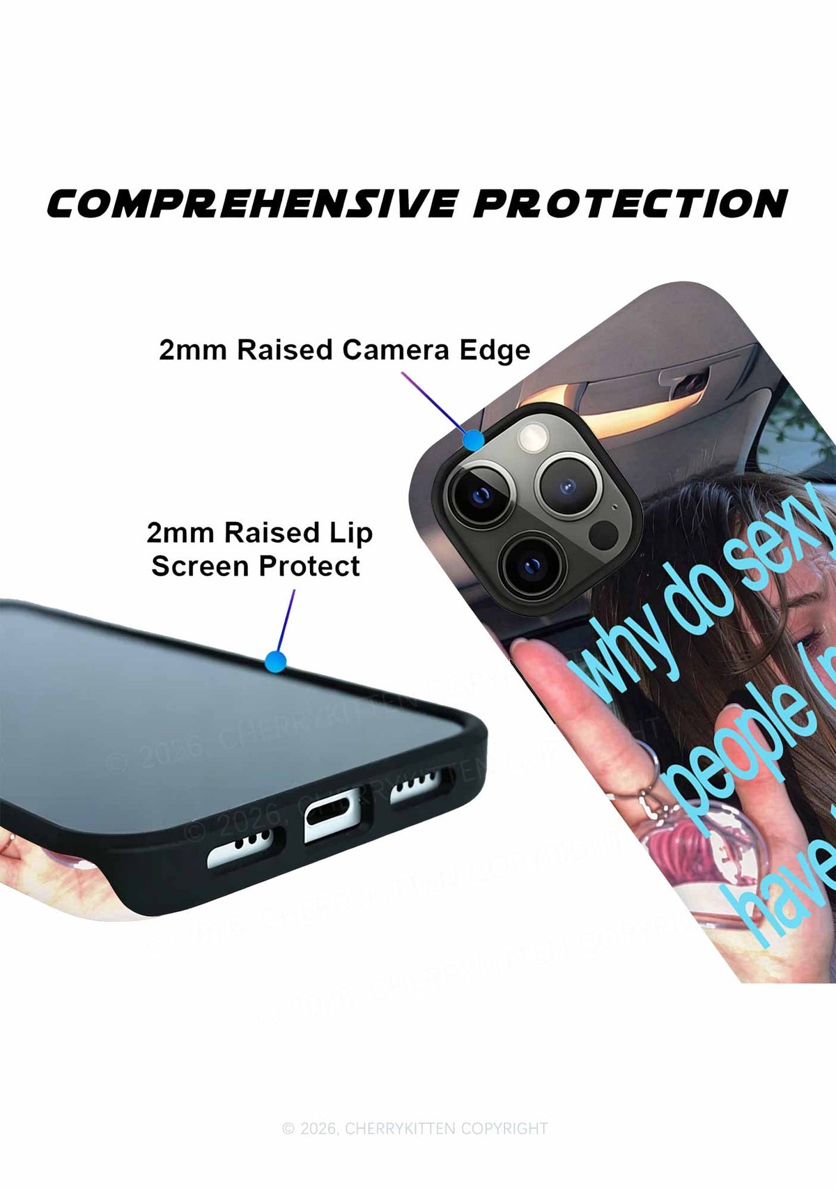 Sxy People Suffer So Much Y2K Phone Case Cherrykitten