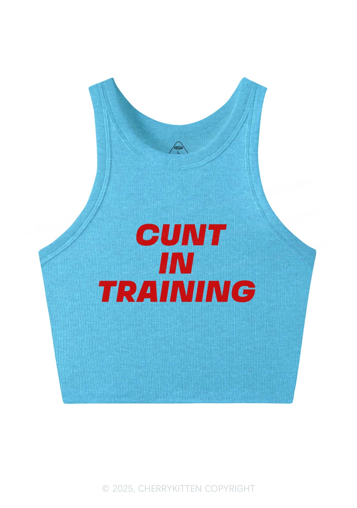 Cxxt In Training Y2K Crop Tank Top Cherrykitten